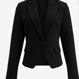 Express Black Single-Button Women's Blazer